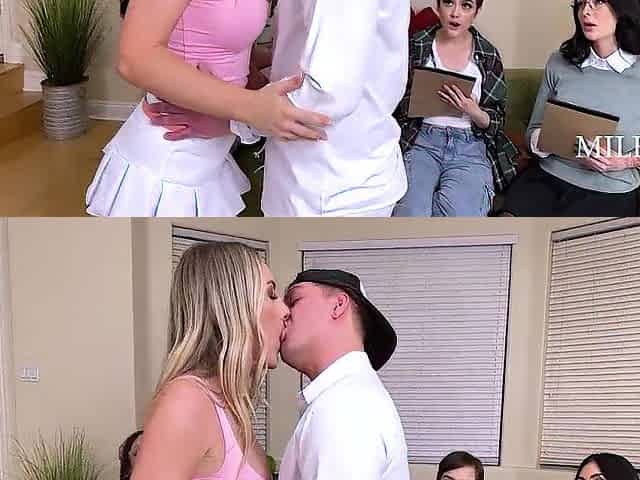 Charlotte Sins Teaches Teen Gals How To Screw Like A Lady