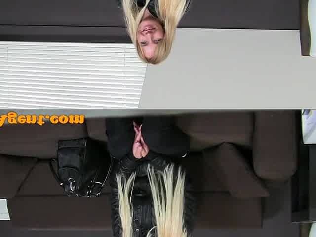 FakeAgent Shy blond in casting