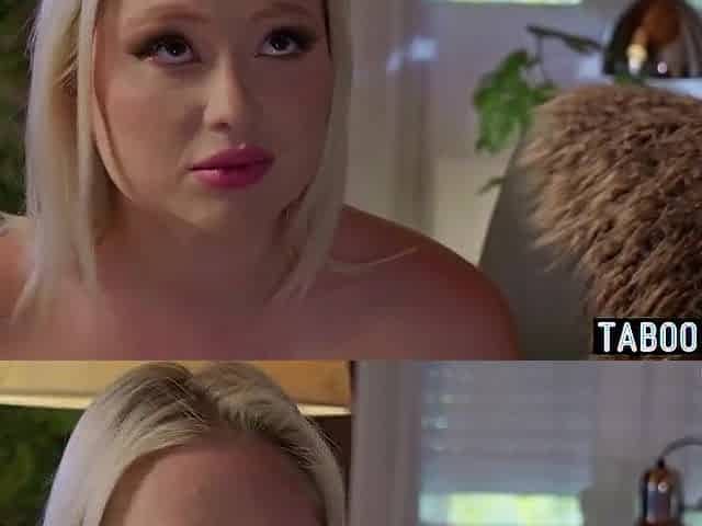 Large breasts Russian blondie gets screwed in the butt hard