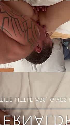 Big Stepdaddy Widens Petite Little Ass, Gives Her Multiple Orgasms.