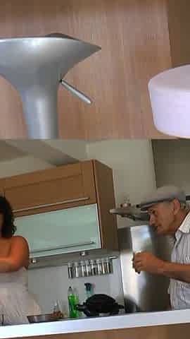 Old man fucks a young MILF who lets him touch her