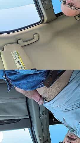 Jacking off in public