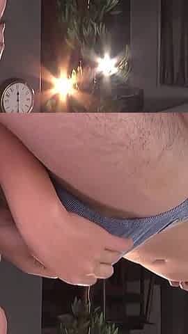 Face Is Buried in Her Fat Tits, Nipples Licked and Sucking Him off. 4
