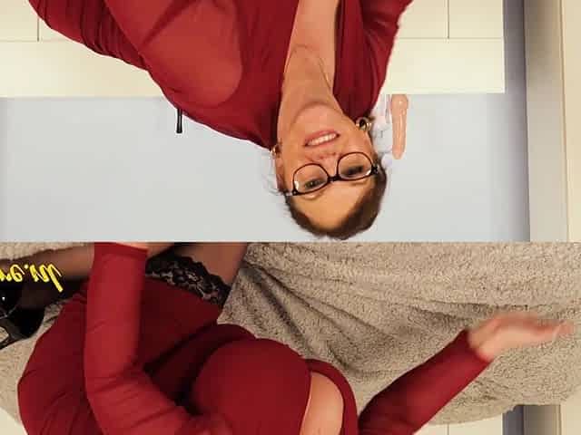 54 Year Old mother I'd like to fuck Carol Brown Plays With Her Giant Boobs & Stuffs Her Vagina