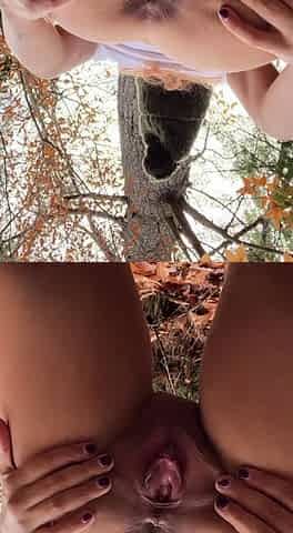 Blonde Blowjob Outdoor