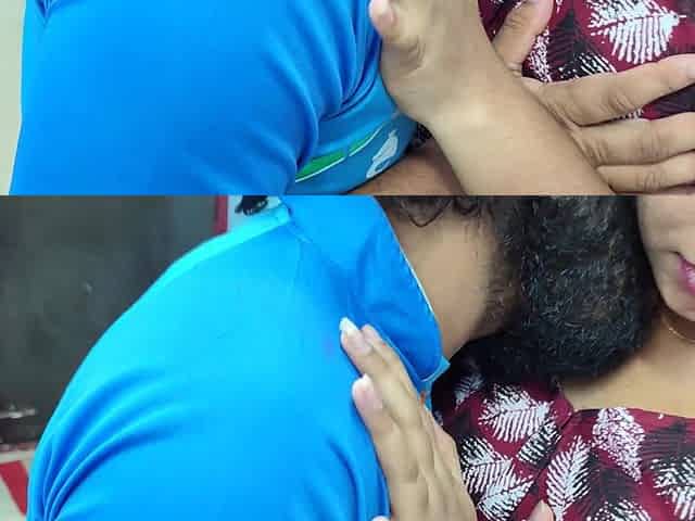 Hot Couple Romantic Kiss