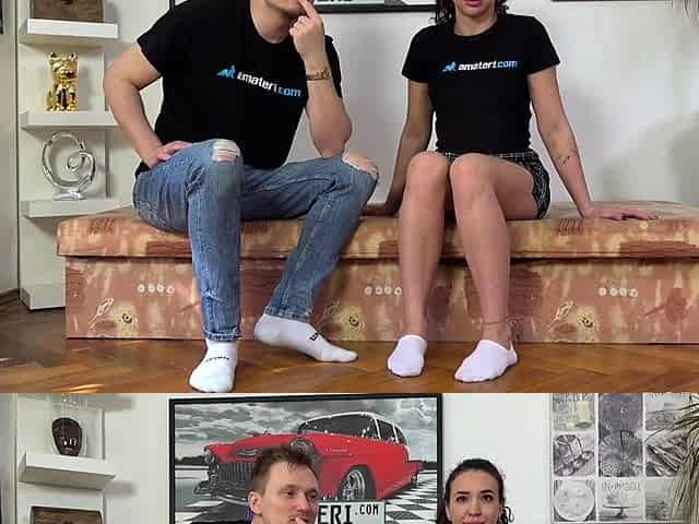 Ukrainian brunette has a wet pussy