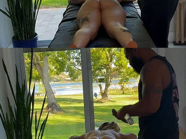 Naughty Massage Ends in Creampie BBC
