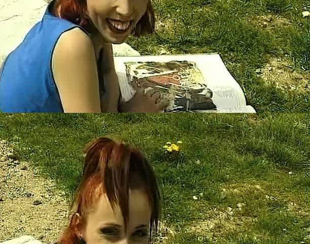 Hardcore vintage anal sex outdoors