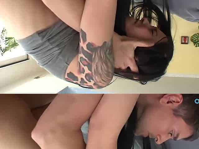 Smoking Teen 18+ Gets Her Pussy Eaten And Penetrated While Wearing Sneakers