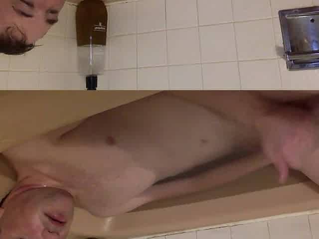 Edging in Tub (4th ejaculation of the day-weak)