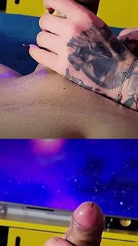 POV Stepsister Handjob - Draining It All