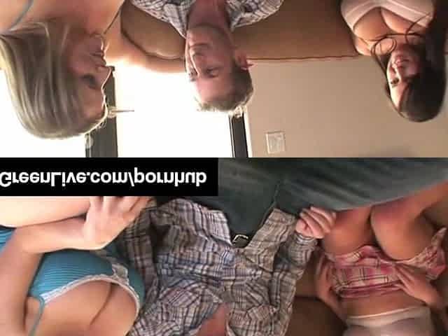 Natural Breasty Maggie Green & Brandy Talore Get A Hard Dick!