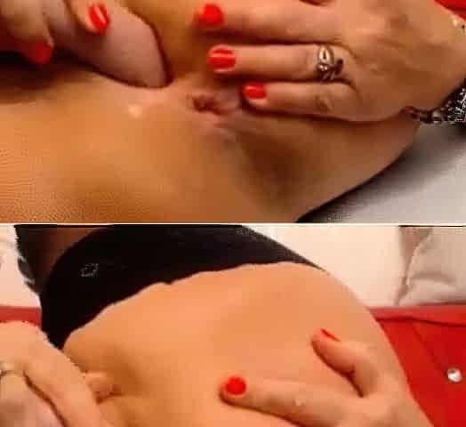 Blonde Cougar Plays with Sex Toy on Webcam