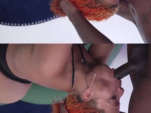 Black chubby mom brutal sex