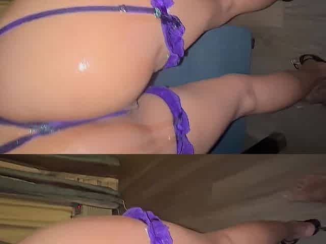 Oiled Up Bubble Ass, Screwed Her Butt