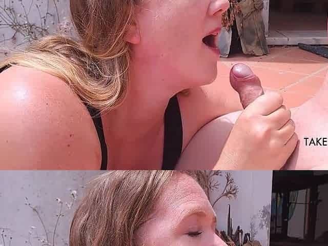 Pov Outdoor Blowjob In An Abandonded Villa Leads To Facial Cumshot - Take Me Slo