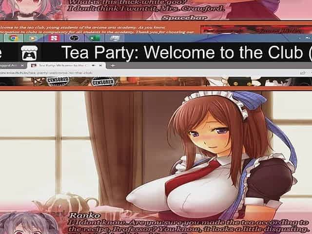 Tea Party: Welcome to the Club (free game itchio )Interactive Fiction, Visual Novel