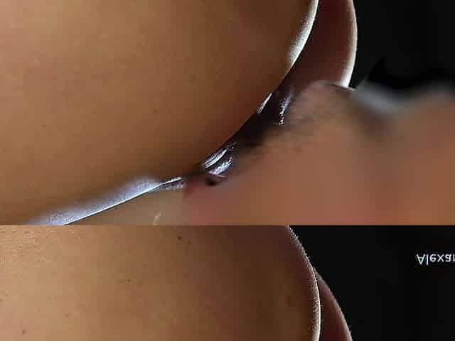 CLOSE UP! Squirt vagina twitching from climax!
