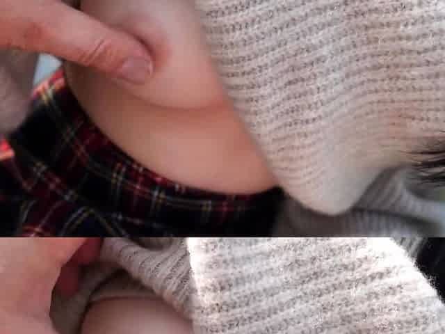 Eva gives you a POV blowjob handjob and footjob
