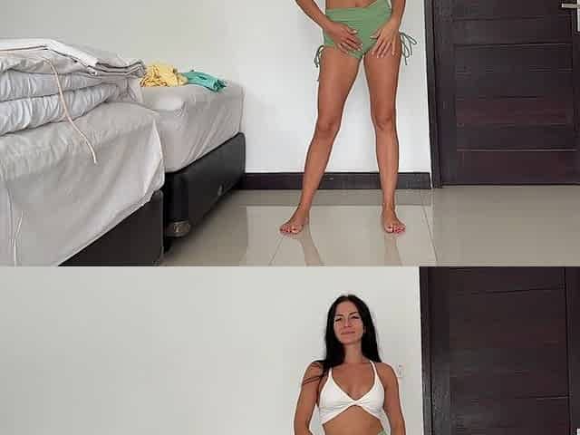 Cum or Deny? Frustrating Bikini Try-on, heavily Censored