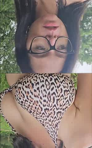 New Bra Bikini Outdoor Dancing Smoking and Joking