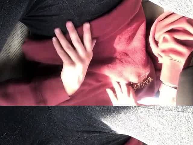 Brunette Teen Masturbates by the Lake Outdoors