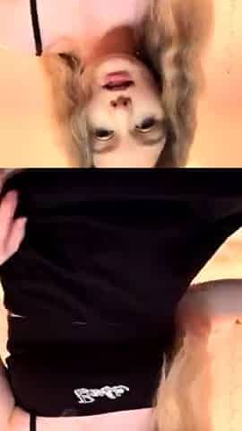 Cute amateur webcam teen girl toying pussy on webcam