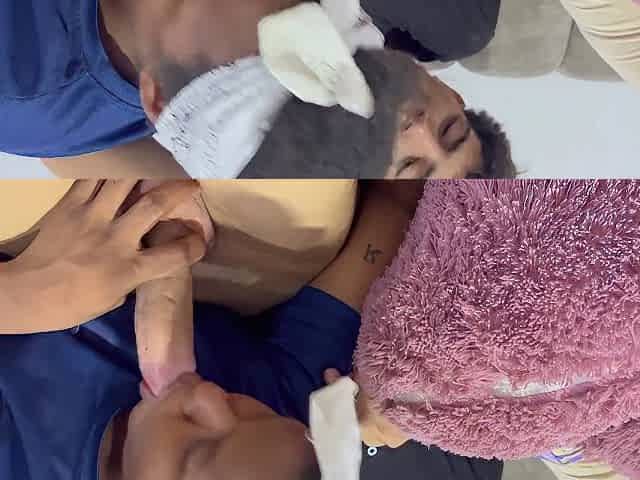 My Girlfriends Cuckold Doesnt Realize That I Sneak Her Best Friend And Pour My Cream Inside