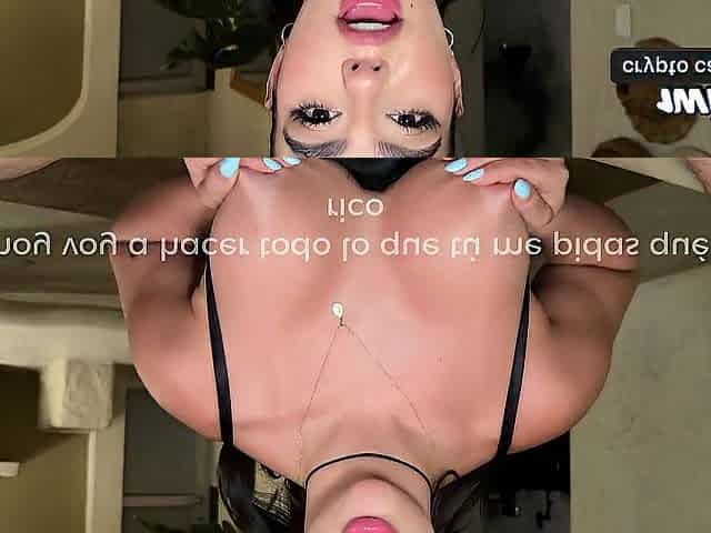 A hawt Latin chick with a large ass sucks my giant jock in POV - Danner Mendez & Iris Rodriguez