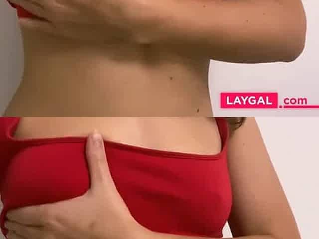 Massaging my Small Perky Tits and Hard Nipples