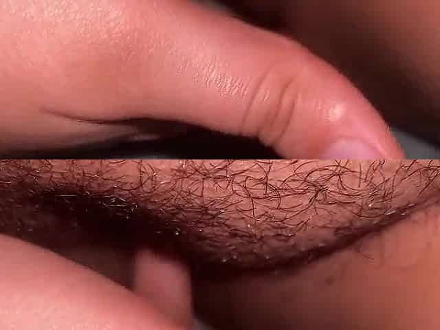 Solitary Female Masturbation - Cutie Rubbing Love button and Fingering at Home