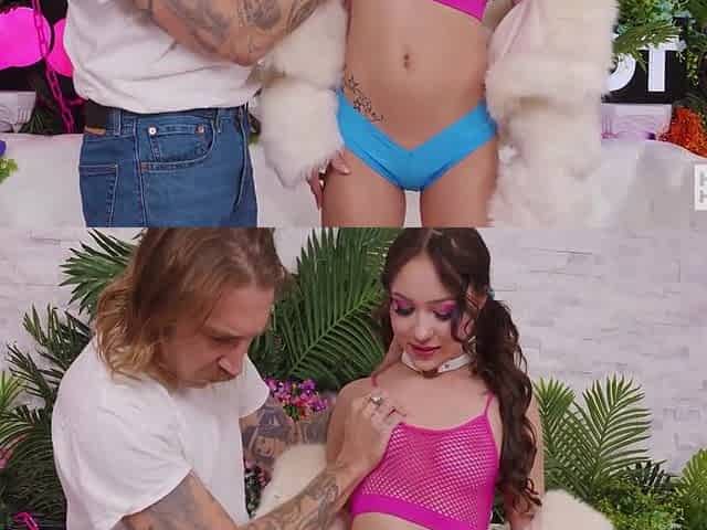 Tiny Slut Is Horny For Bryan Gozzlings Rough Sex - Mia River And Mai Ly