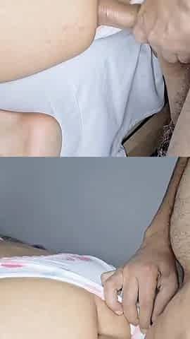 Real Virgin Anal Accepts a Huge Cock in Her Secret Hole