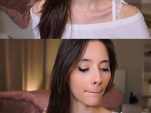 Sexy Long Hair Babe Solo Pussy Dildo Fuck