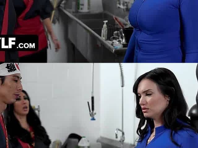 Everything For A Promotion: Breasty Milfs Paris Lincoln And Lily Lane Share The Boss