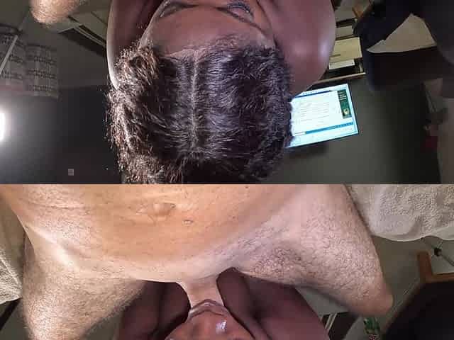 Ebony Chubby Pussy Fucked and Cummed