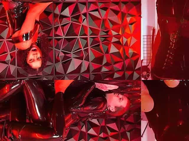 Goddess Luna Law - Hot Latex Pegging