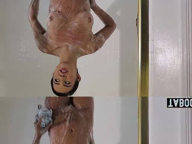 Hot latin teen nanny serving her large cocked chief