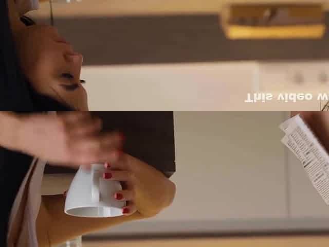 Simon Kitty In Reads The Newspaper Off Of Roni While Sucking Her Tits