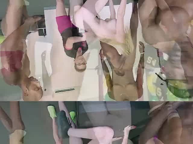 Busty Blonde Rebel Rhyder - Interracial Gangbang Group Sex - Deepthroat