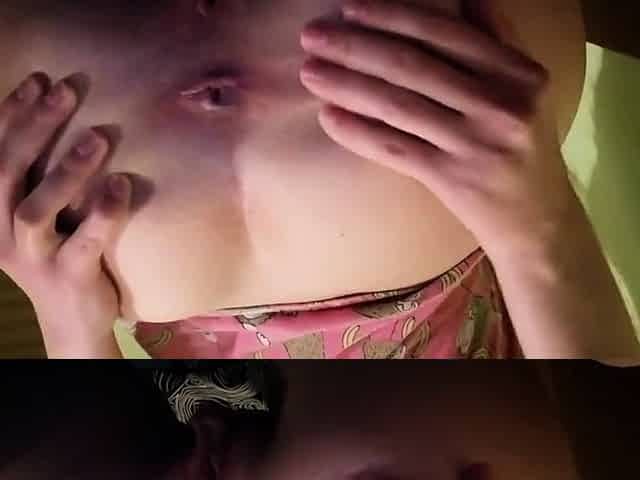 Blonde Teen's Anal Solo on Webcam