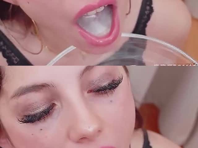 Roma Amore swallows 53 huge mouthful cumshots