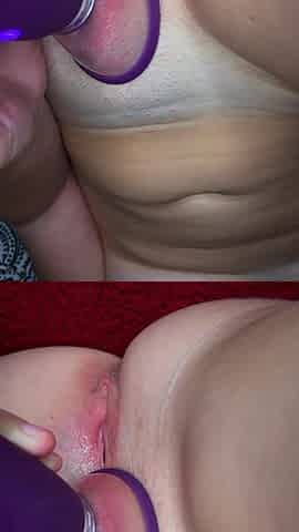 1st time trying out my recent snatch pump and love button licking toy - Dayytripper