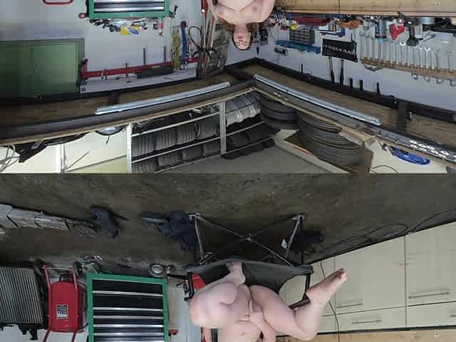 VR Amateur Babe Paula Wet Cunt in Garage - 360 Risky Pound POV