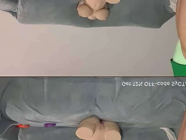 My roommate shows me her taut, breasty Tantaly doll