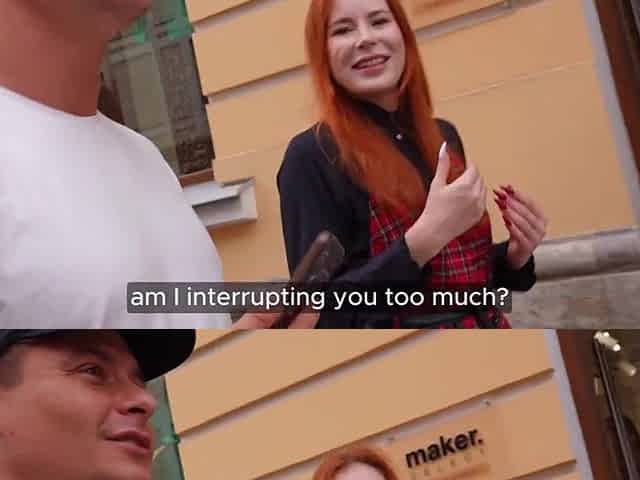 Vlogger Gets a BJ in Hallway from Hawt Sweetheart with Large Titties and Screws Her at Home