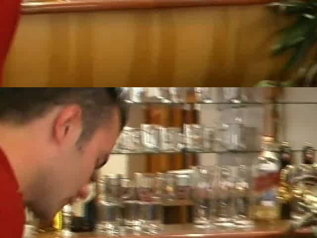 Karma a Busty Girl to Be Fucked on the Bar Table