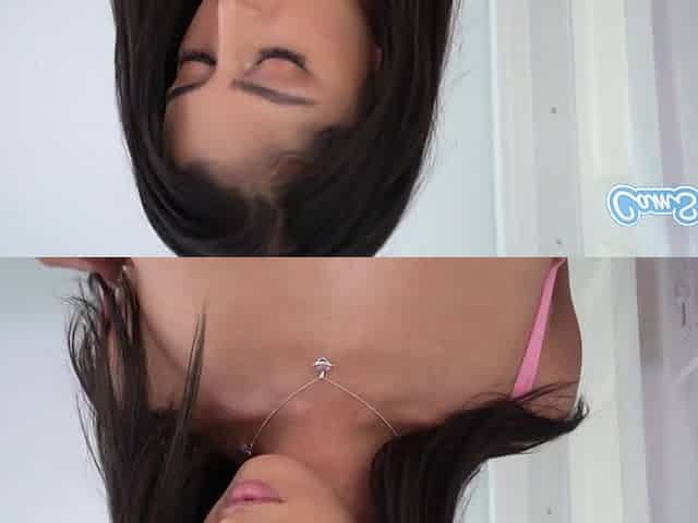 Naughty Big Tits Sophia Leone Oils up and get her Pussy Pounded