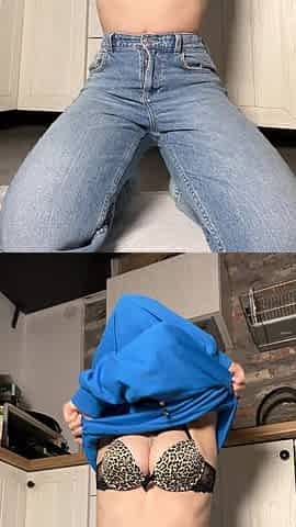 Spanked Herself Until She Pissed Herself